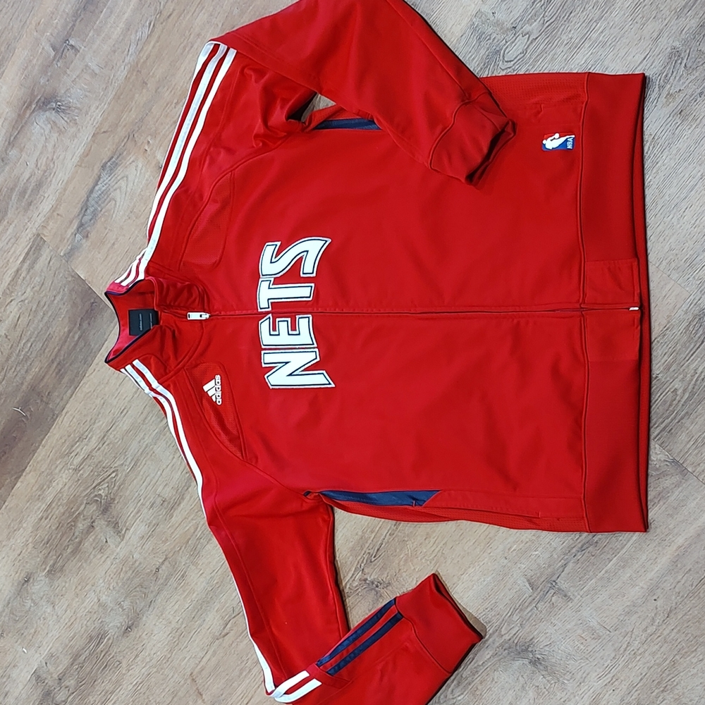 New Jersey Nets Adidas retro/ vintage jacket